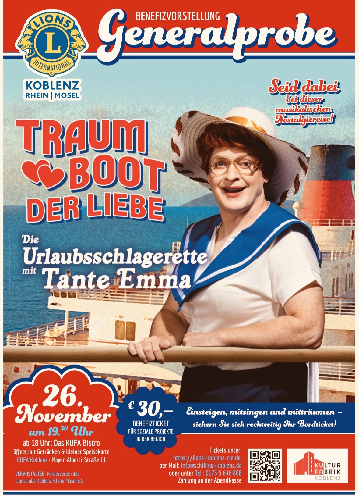 Traumboot der Liebe – KuFa Generalprobe